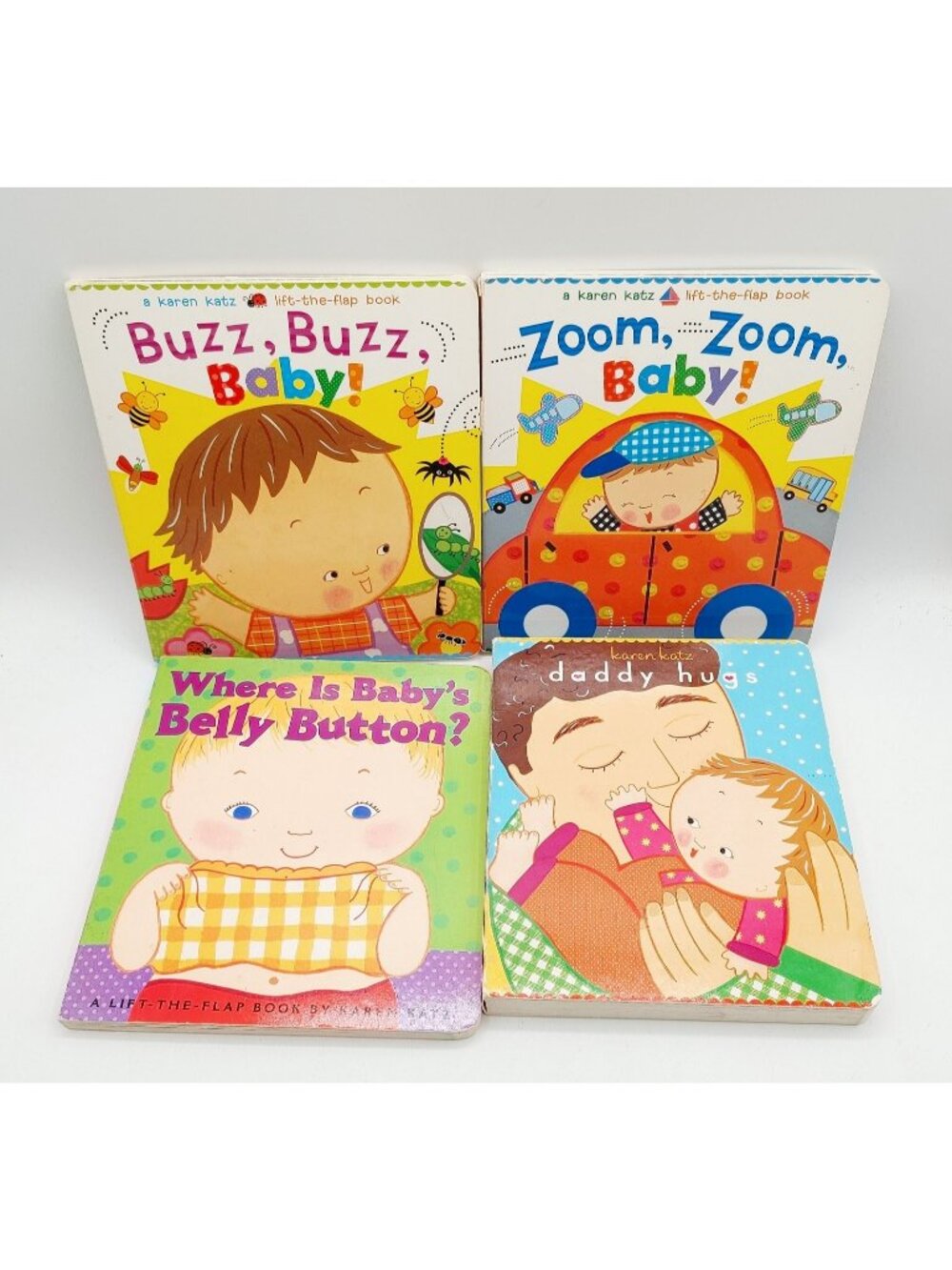 Lot of 4 Karen Katz Board Books for Children's/ Kids/ Toddler